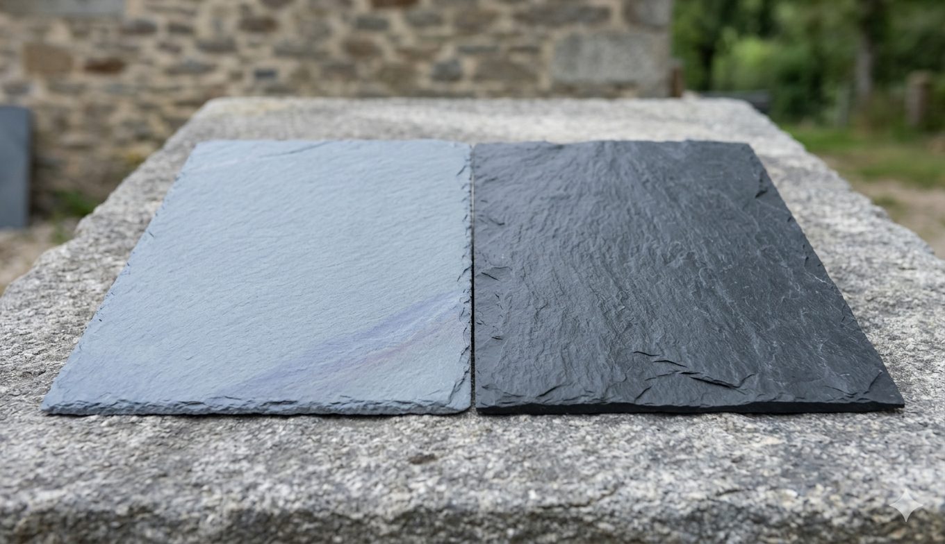 ardoise française anjou vs ardoise espagnole galicienne comparatif toiture MitoSaldaite